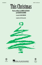 This Christmas SATB choral sheet music cover